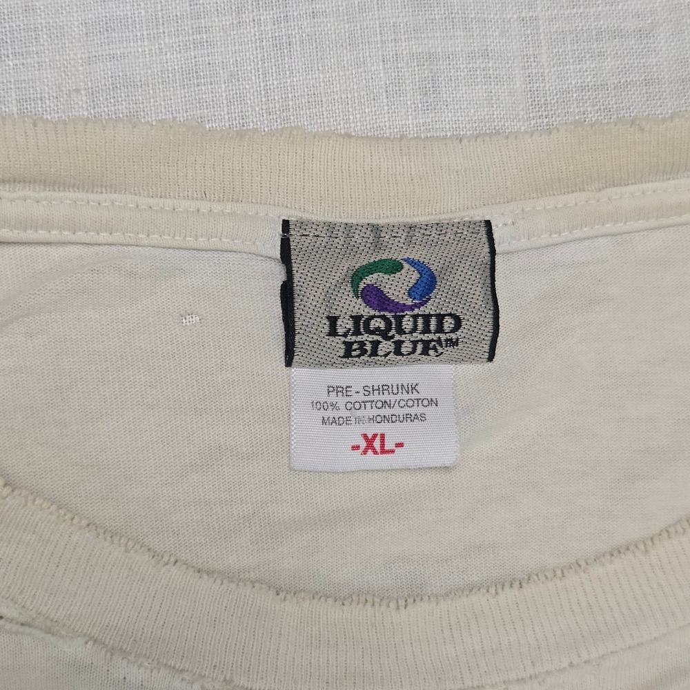 VTG Liquid Blue Grateful Dead Terrapin Station Tie Dye T-Shirt XL 98 DISTRESSED - Picture 6 of 10